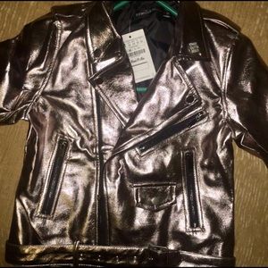 Platinum biker jacket‼️‼️ (brand new)